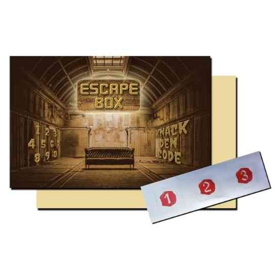 Rätselkarte Escape-Box