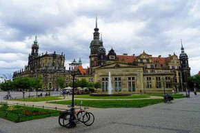 Stadtspiel Dresden Fahrrad in edler Metallbox